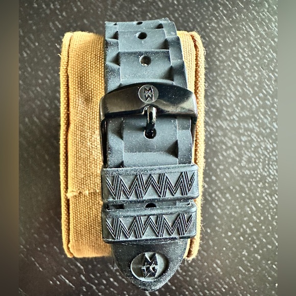 Michele Black Silicone Watch - Picture 4 of 5